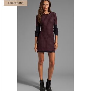 Derek Lam Long Sleeve Sweater Dress